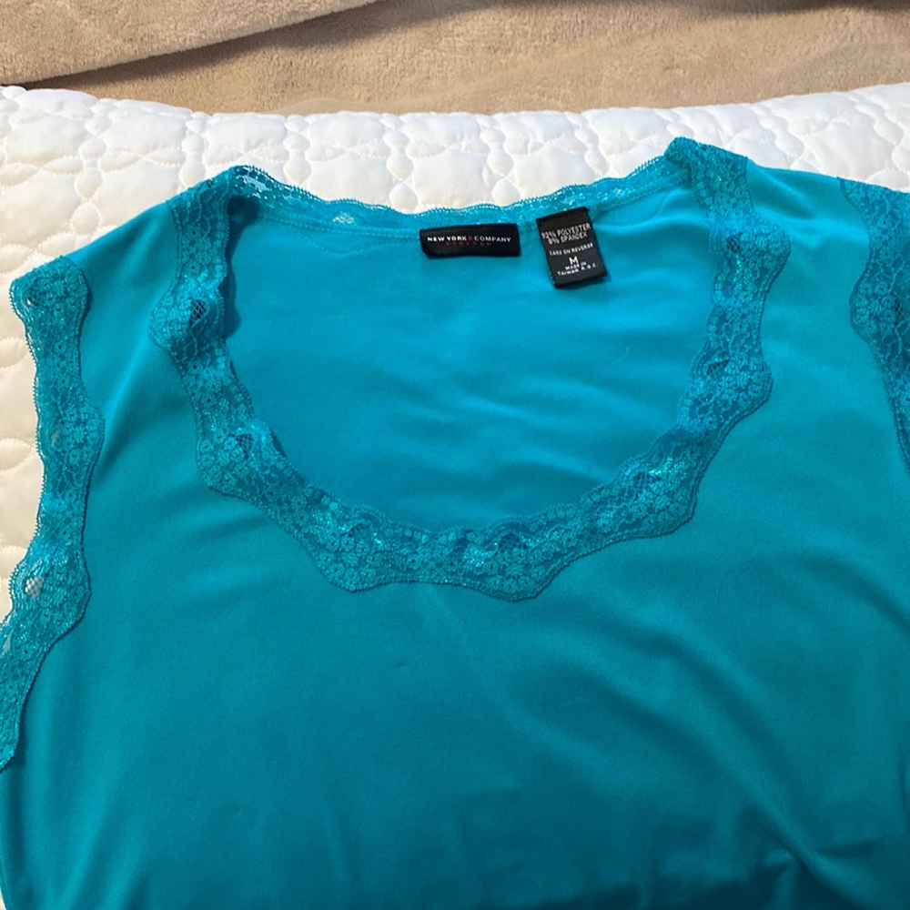 Lace trim tank